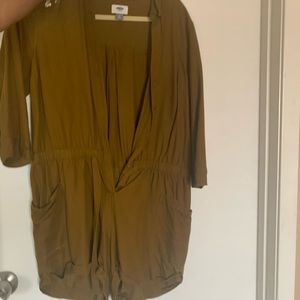 Olive Green Romper